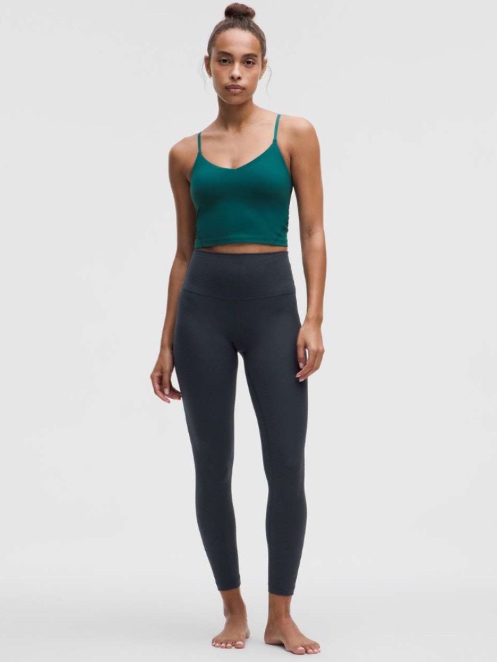 Lululemon Align High-Rise Pant 25" Diamond pattern Legging True Navy Size 10